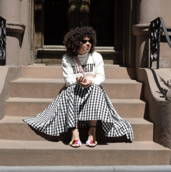 Gingham Midi Skirts